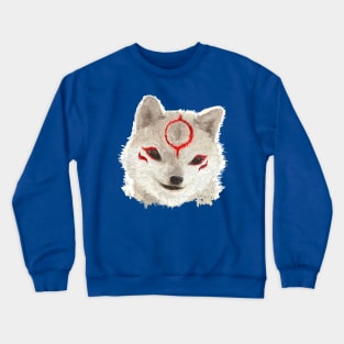 Realistic Chibiterasu Crewneck Sweatshirt